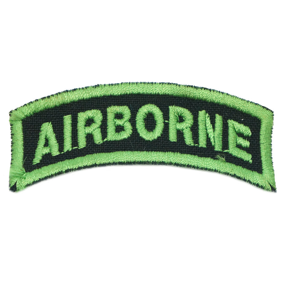 US AIRBORNE TAB - BLACK GREEN
