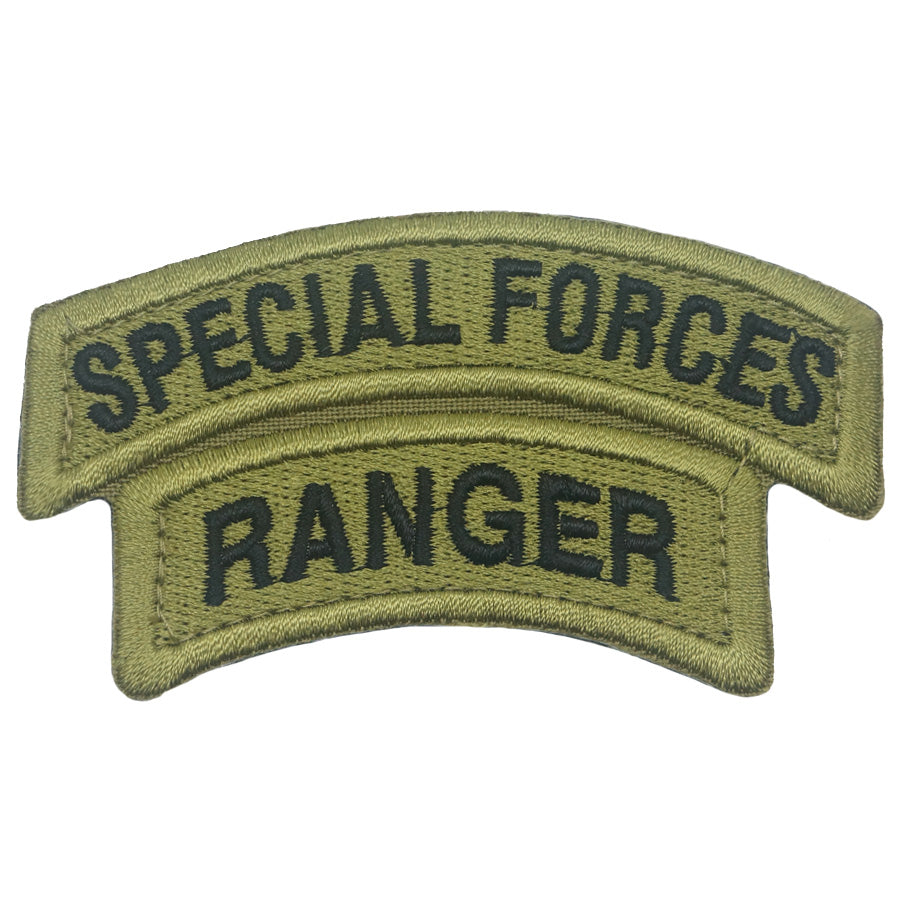 US SPECIAL FORCES X RANGER TAB - OLIVE GREEN