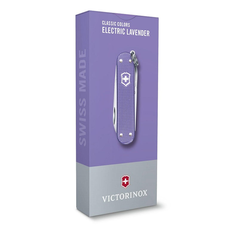 VICTORINOX CLASSIC ALOX, 58MM - ELECTRIC LAVENDER