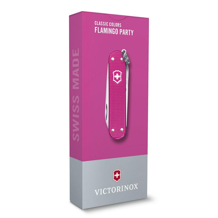 VICTORINOX CLASSIC ALOX, 58MM - FLAMINGO PARTY