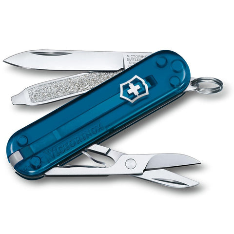 VICTORINOX CLASSIC SD TRANSPARENT, 58MM - SKY HIGH