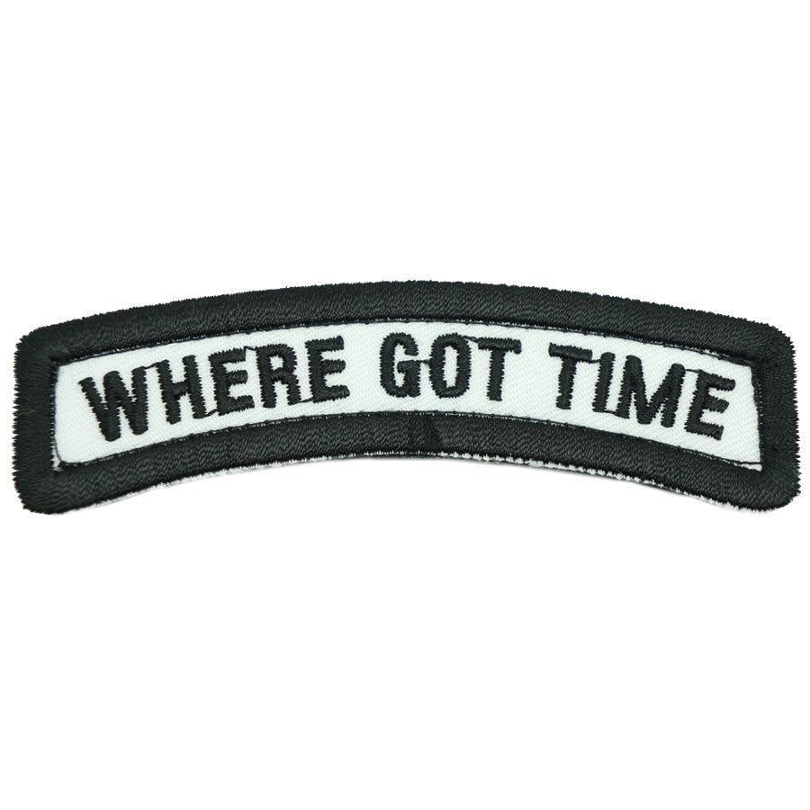 WHERE GOT TIME TAB - WHITE BLACK