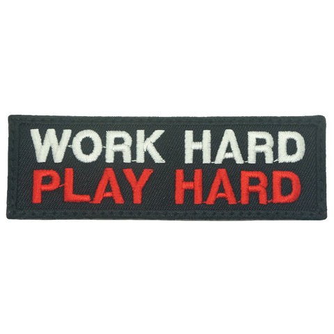 WORK HARD. PLAY HARD. PATCH - FULL COLOR