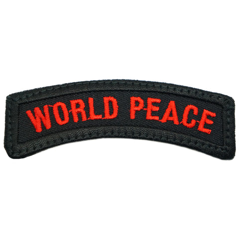 WORLD PEACE TAB - BLACK RED