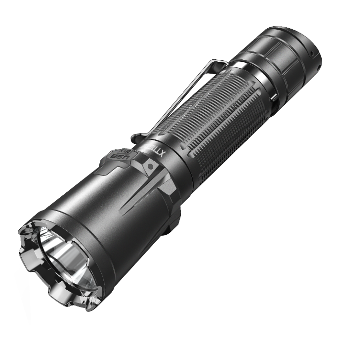 KLARUS XT11GT PRO V.20 USB-C RECHARGEABLE TACTICAL LED FLASHLIGHT (USES 1 X 18650 INCLUDED) - 3300 LUMENS