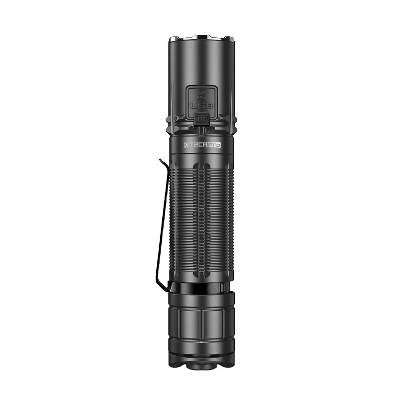 KLARUS XT2CR PRO USB-C RECHARGEABLE STROBE READY FLASHLIGHT - 2100 LUMENS (BLACK)
