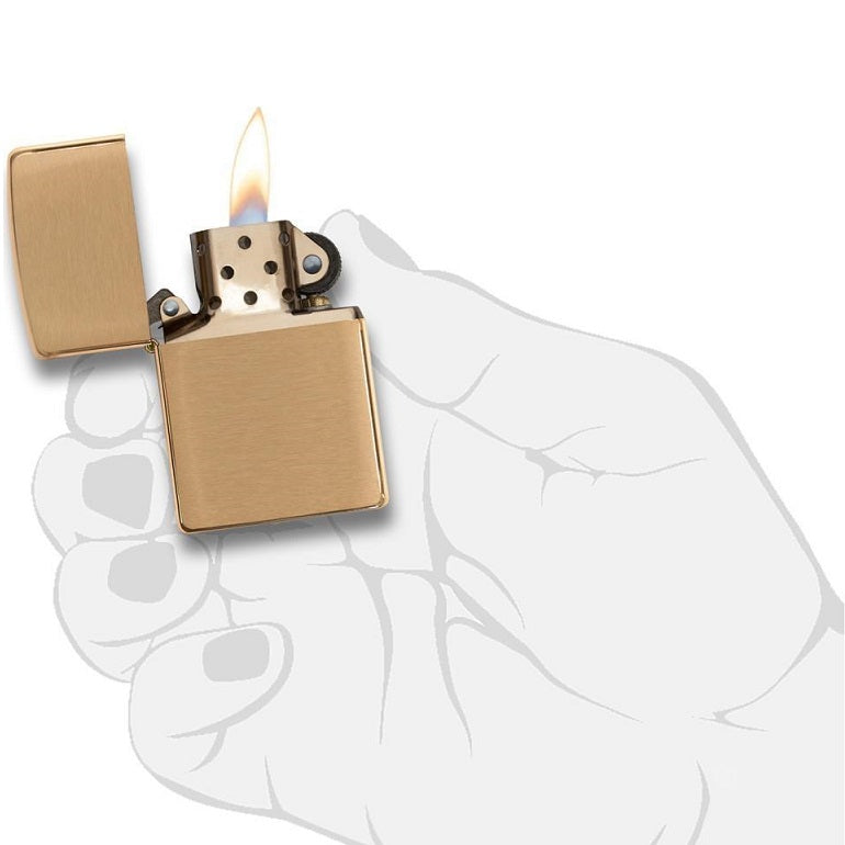 ZIPPO ARMOR BRUSHED BRASS