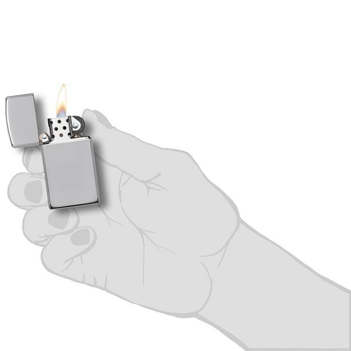 ZIPPO SLIM HIGH POLISH CHROME