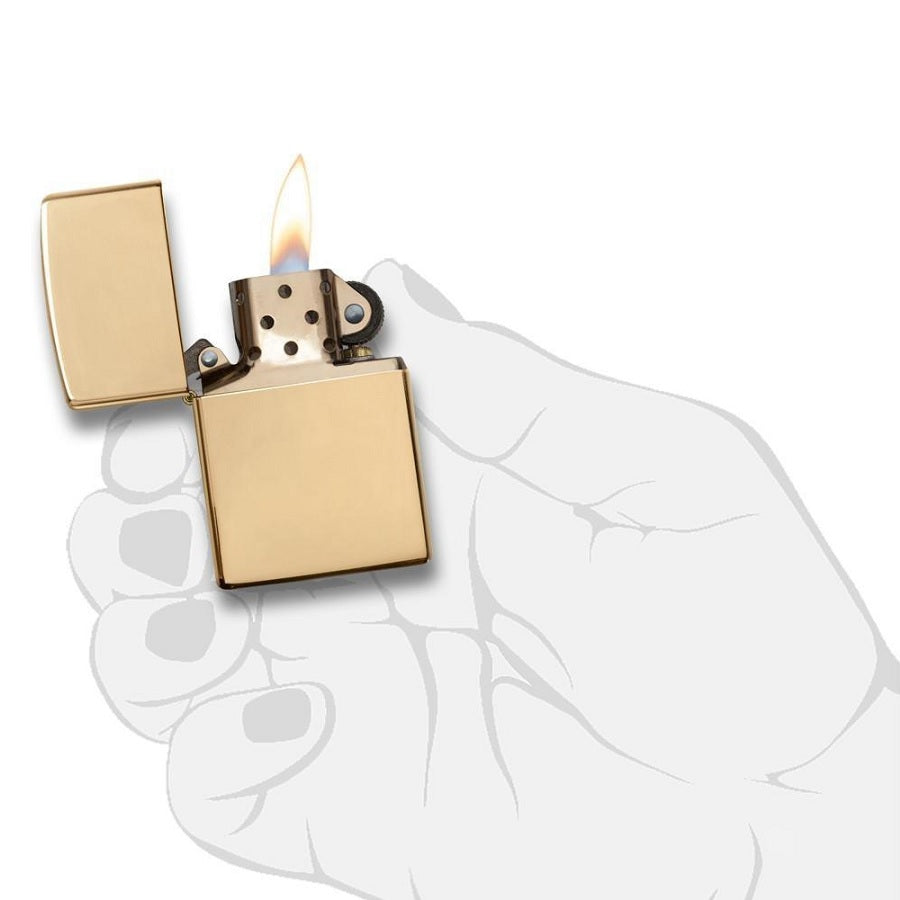 ZIPPO HIGH POLISH BRASS
