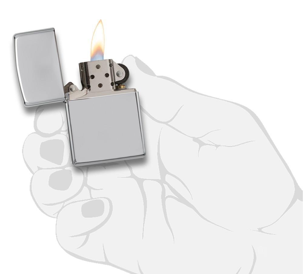 ZIPPO #167 HEAVY-WALLED ARMOR HIGH POLISH CHROME