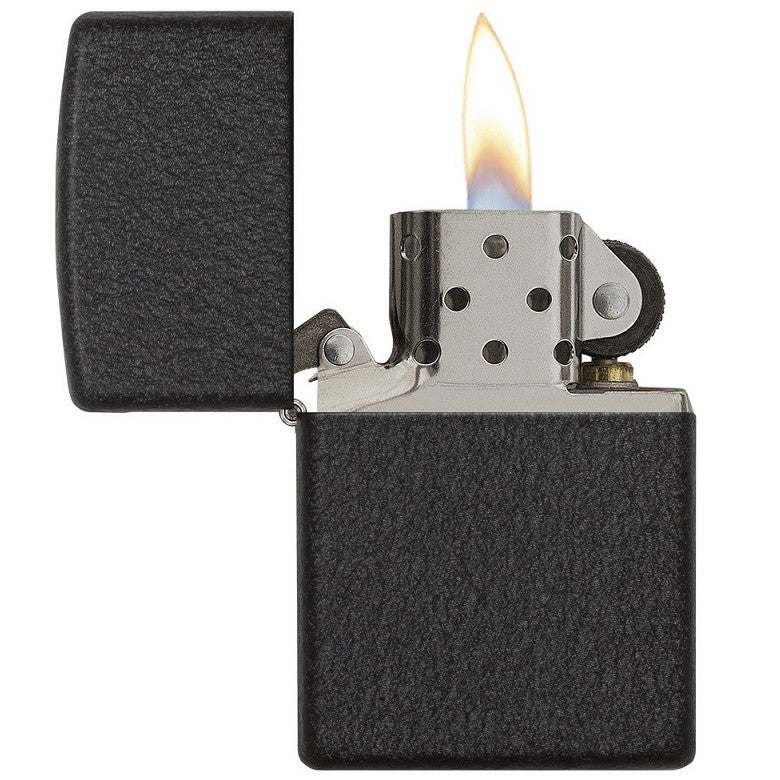 ZIPPO BLACK CRACKLE