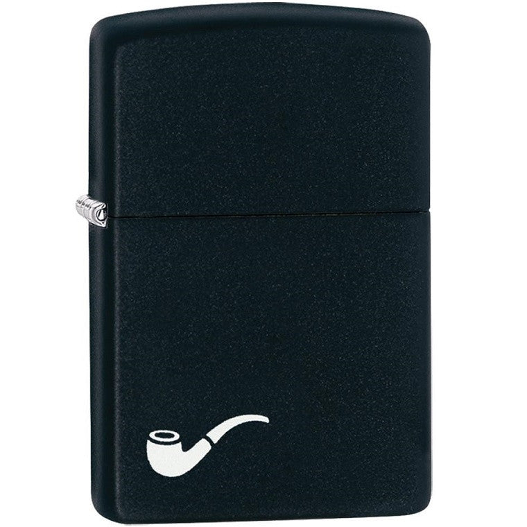 ZIPPO BLACK MATTE PIPE