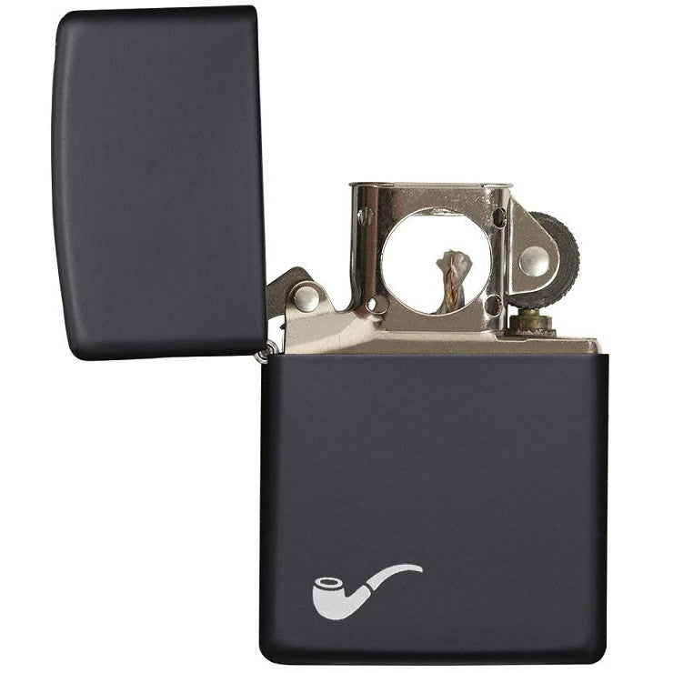 ZIPPO BLACK MATTE PIPE
