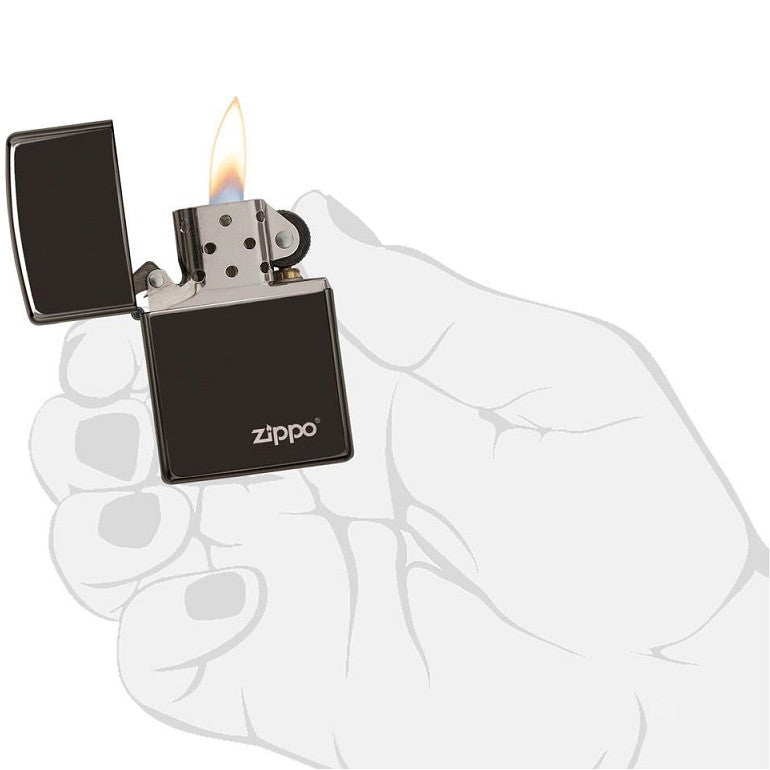 ZIPPO EBONY LOGO