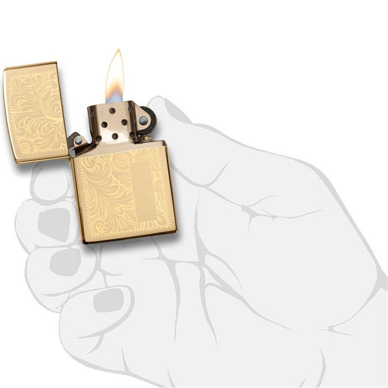 ZIPPO HIGH POLISHED BRASS VENETIAN