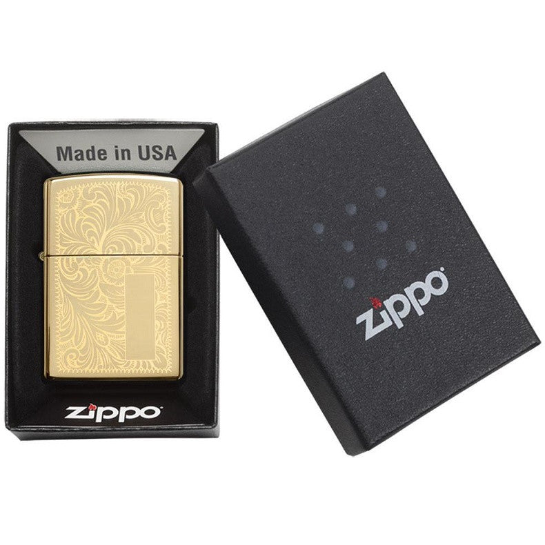 ZIPPO HIGH POLISHED BRASS VENETIAN