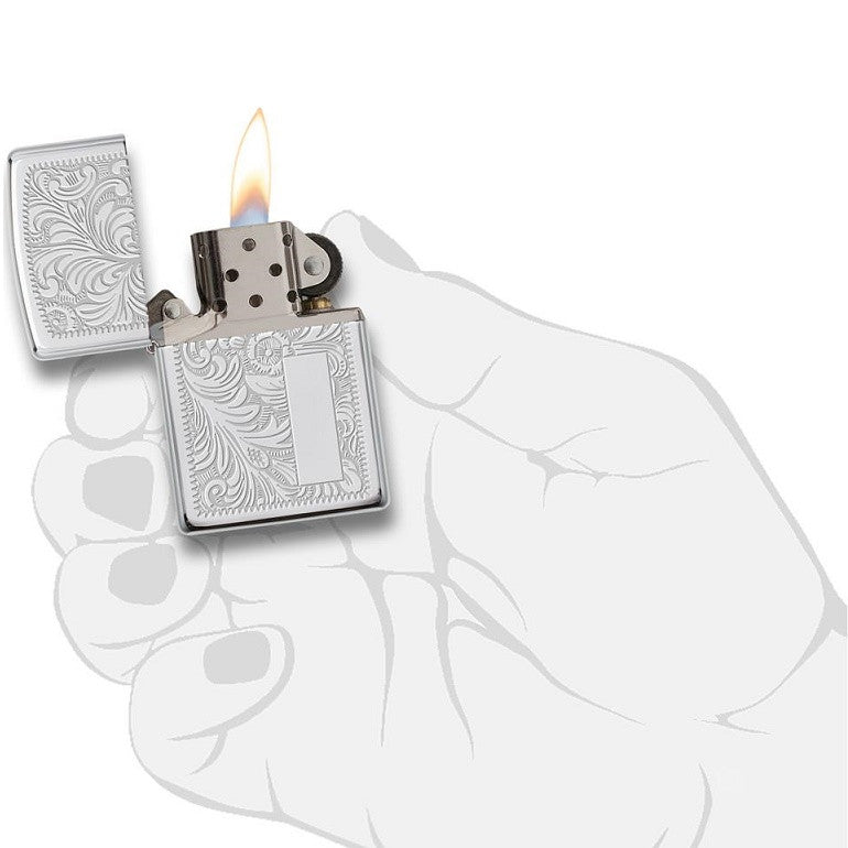 ZIPPO HIGH POLISHED CHROME VENETIAN