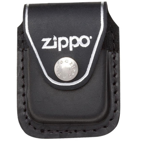 ZIPPO LEATHER LIGHTER CASE - CLIP - BLACK