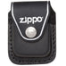 ZIPPO LEATHER LIGHTER CASE - CLIP - BLACK