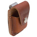 ZIPPO LEATHER LIGHTER CASE - CLIP - BROWN