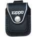 ZIPPO LEATHER LIGHTER CASE - LOOP - BLACK