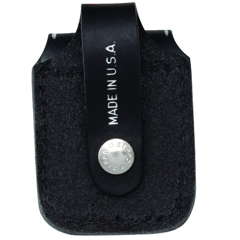 ZIPPO LEATHER LIGHTER CASE - LOOP - BLACK