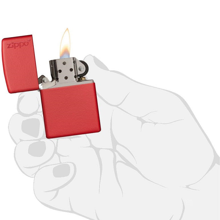 ZIPPO RED MATTE