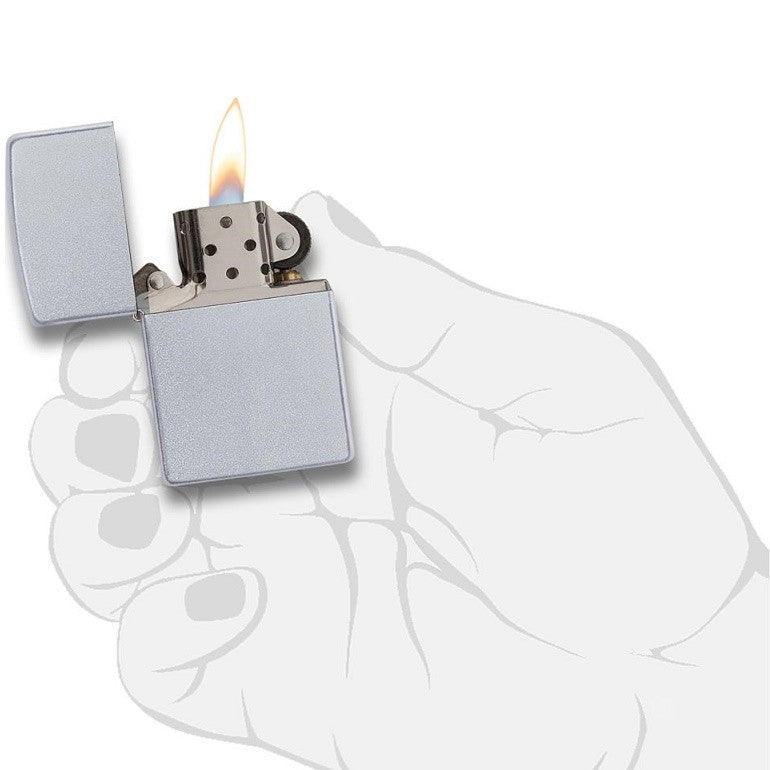 ZIPPO SATIN CHROME