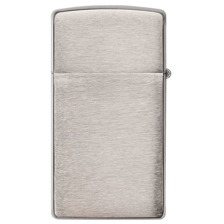 ZIPPO SLIM BRUSH CHROME
