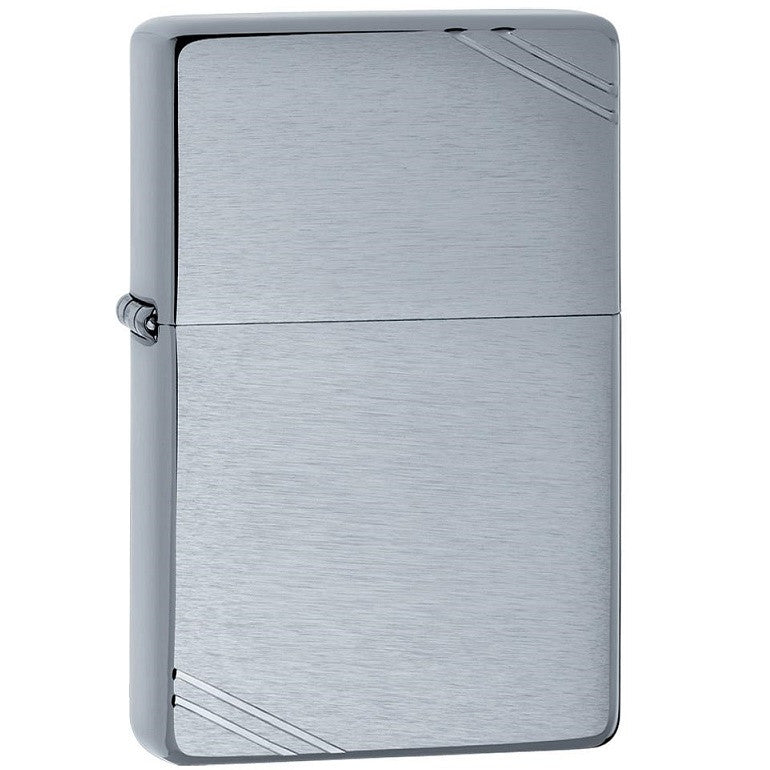 ZIPPO VINTAGE BRUSH CHROME