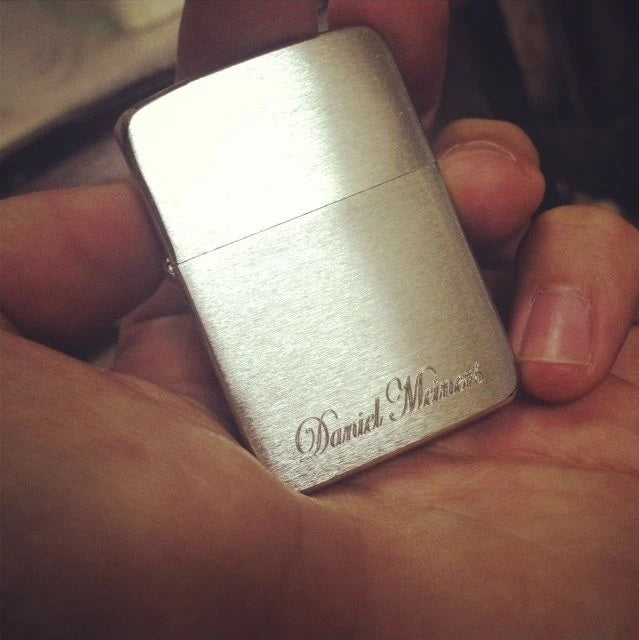 ZIPPO BRUSH CHROME ARMOR HEAVY WALL