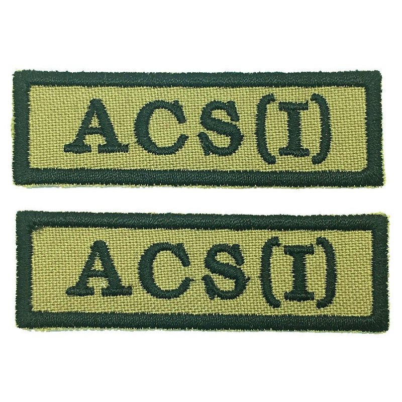 ACS (I) NCC SCHOOL TAG - 1 PAIR - Hock Gift Shop | Army Online Store in Singapore