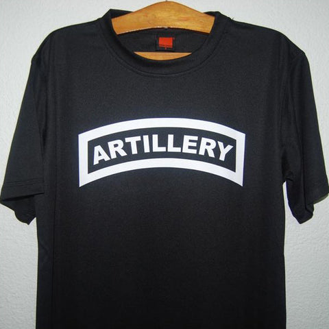 HGS T-SHIRT - ARTILLERY TAB (WHITE PRINT) - Hock Gift Shop | Army Online Store in Singapore