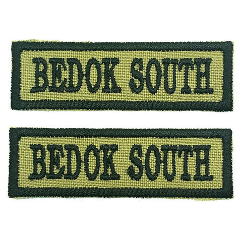 BEDOK SOUTH NCC SCHOOL TAG - 1 PAIR - Hock Gift Shop | Army Online Store in Singapore