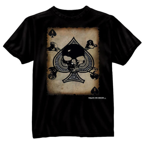 ROTHCO BLACK INK "DEATH CARD" T-SHIRT - Hock Gift Shop | Army Online Store in Singapore
