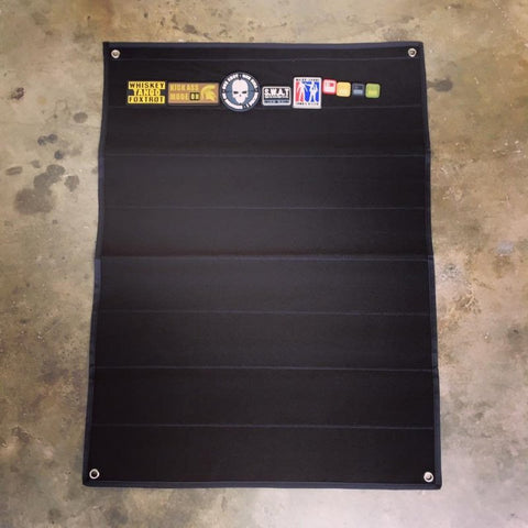 LOOP SIDE VELCRO PATCH PANEL - 60CM X 78CM (BLACK) - Hock Gift Shop | Army Online Store in Singapore