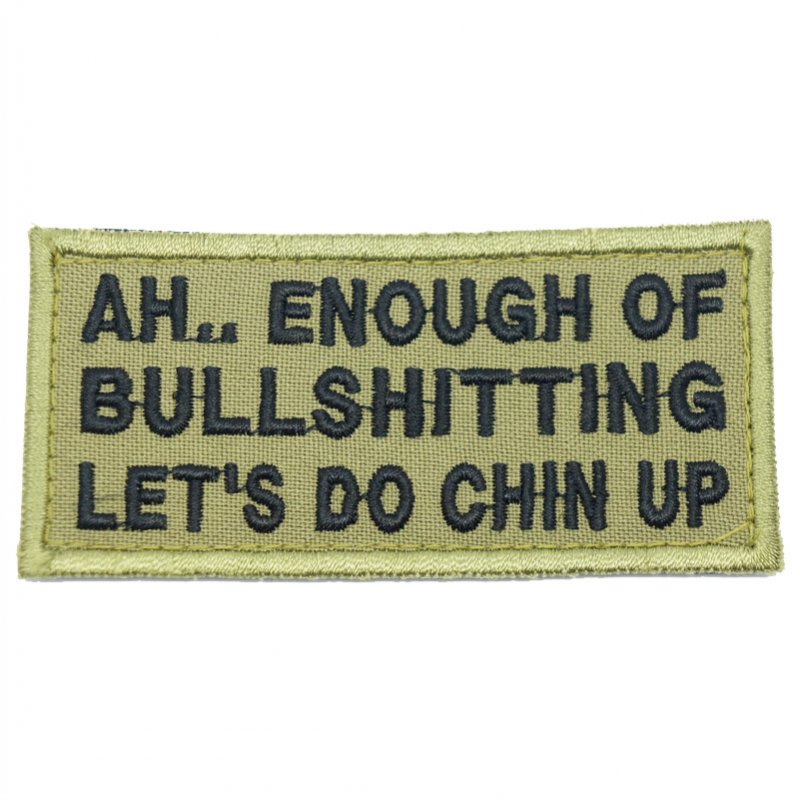 BULLSHITTING PATCH - OLIVE GREEN - Hock Gift Shop | Army Online Store in Singapore