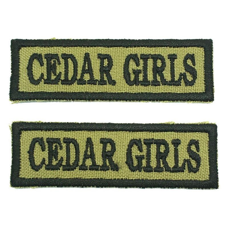 CEDAR GIRLS NCC SCHOOL TAG - 1 PAIR - Hock Gift Shop | Army Online Store in Singapore