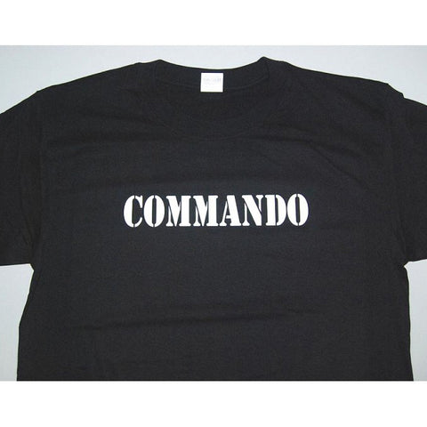 HGS T-SHIRT - COMMANDO (WHITE PRINT) - Hock Gift Shop | Army Online Store in Singapore