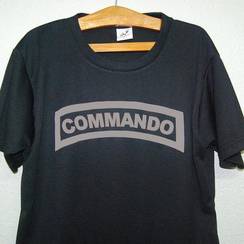 HGS T-SHIRT - COMMANDO TAB (SILVER PRINT) - Hock Gift Shop | Army Online Store in Singapore