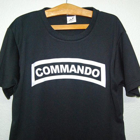 HGS T-SHIRT - COMMANDO TAB (WHITE PRINT) - Hock Gift Shop | Army Online Store in Singapore