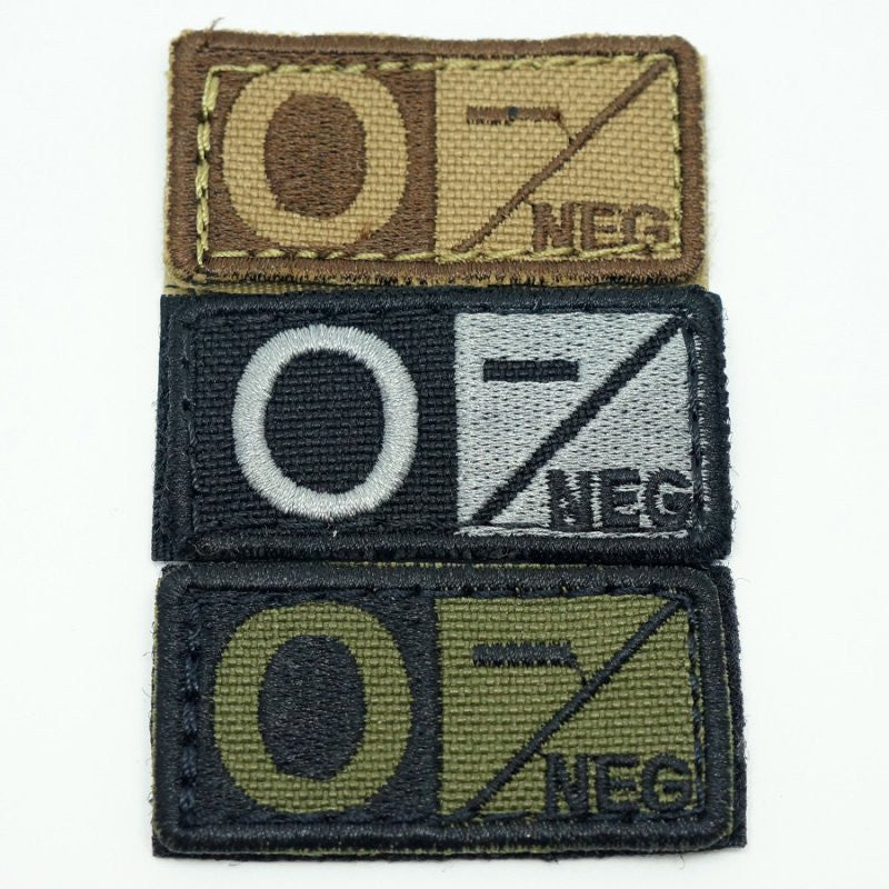 CONDOR BLOOD TYPE VELCRO PATCH - O NEG