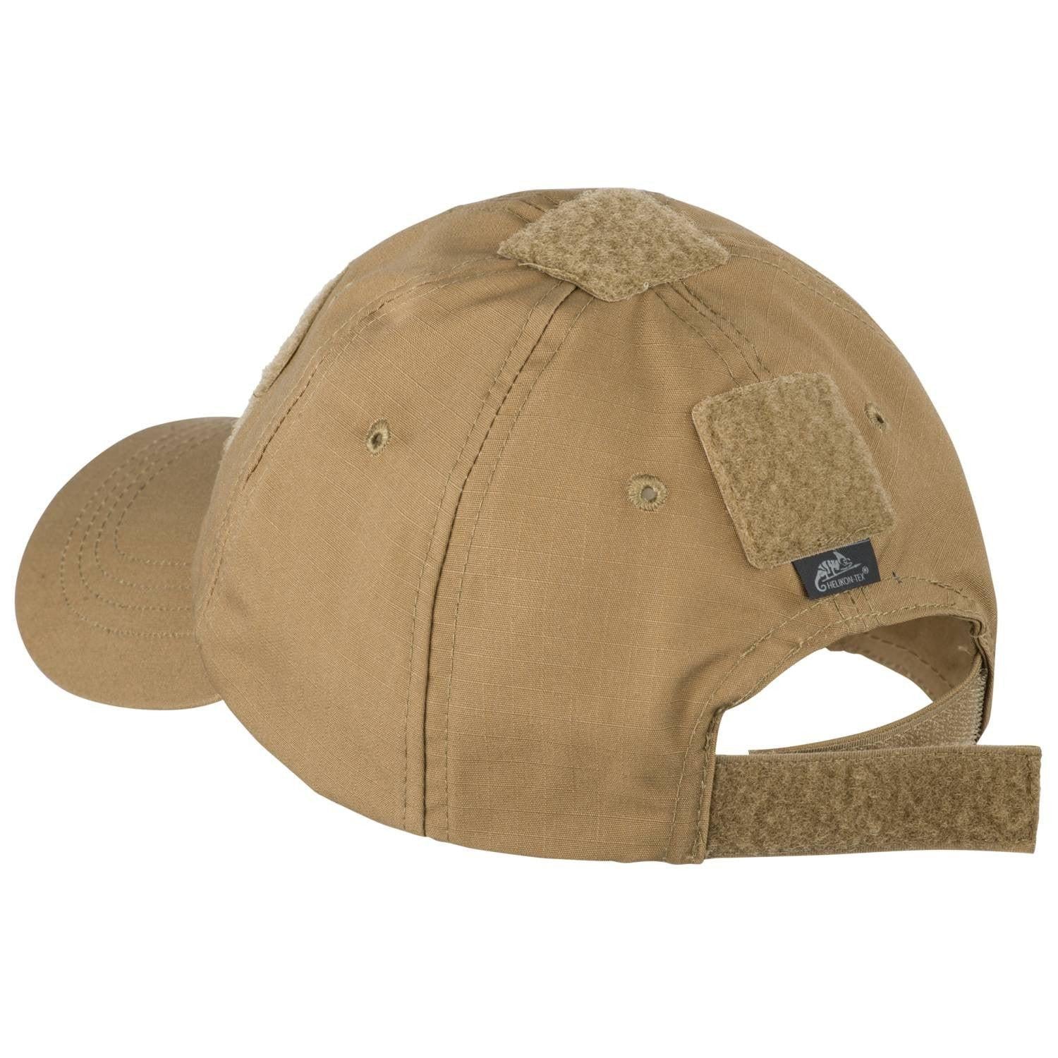 HELIKON-TEX POLYCOTTON RIPSTOP BASEBALL CAP - BLACK