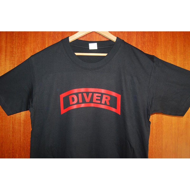 HGS T-SHIRT - DIVER TAB (RED PRINT) - Hock Gift Shop | Army Online Store in Singapore