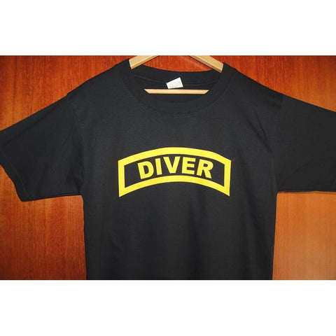 HGS T-SHIRT - DIVER TAB (YELLOW PRINT) - Hock Gift Shop | Army Online Store in Singapore