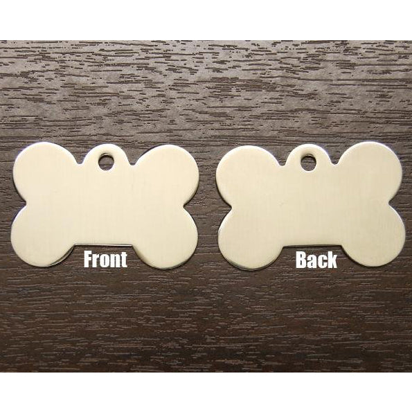 DOG BONE METAL TAG (LARGE)