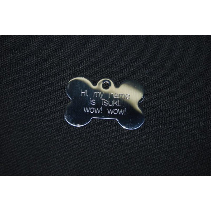 DOG BONE METAL TAG (LARGE)