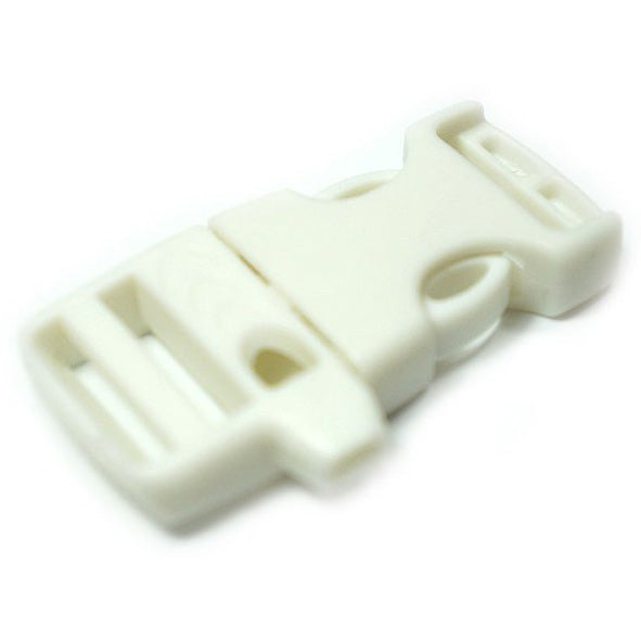 EMERGENCY SURVIVAL WHISTLE BUCKLE - WHITE