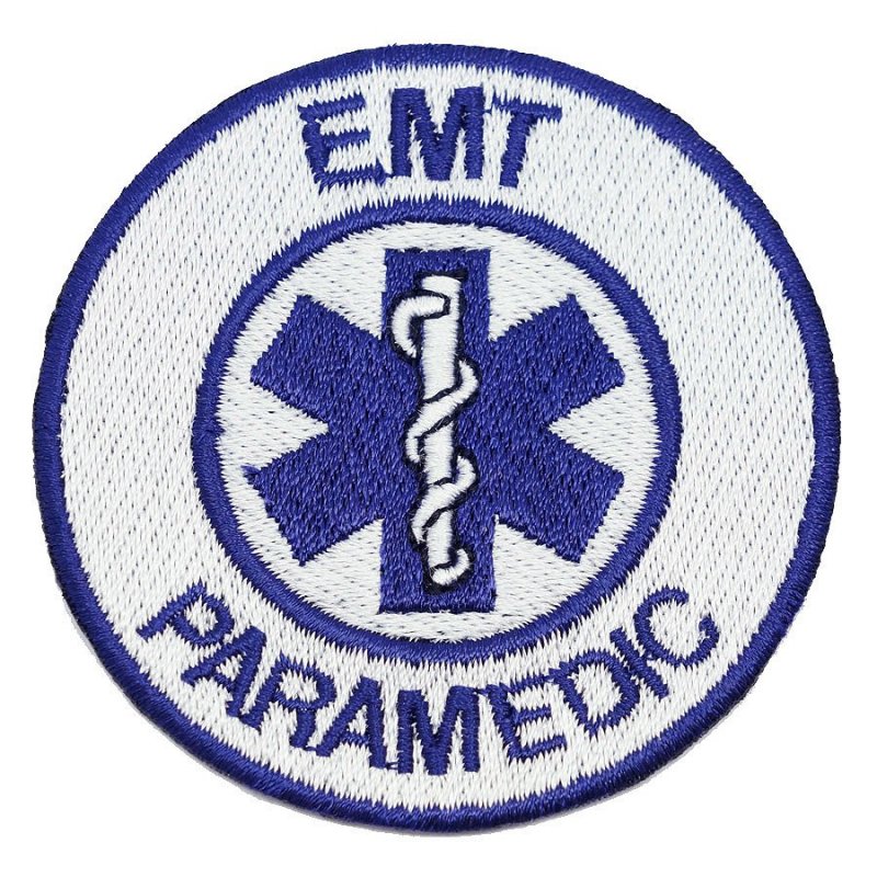 EMT PARAMEDIC PATCH - BLUE