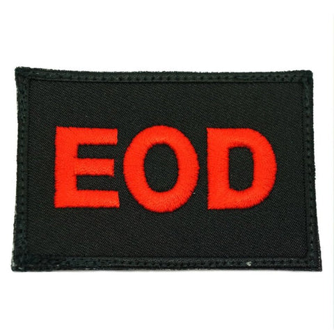 EOD CALL SIGN PATCH - BLACK